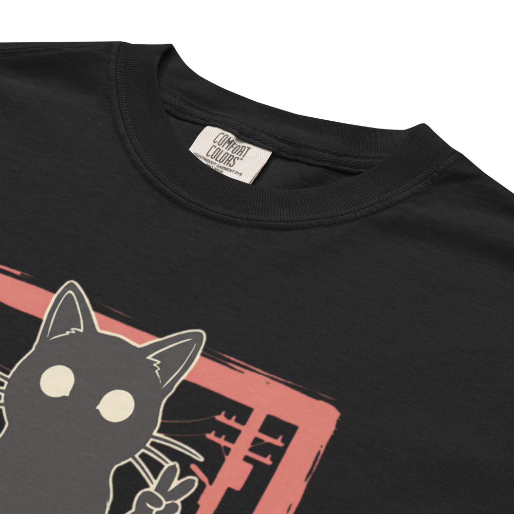Chaos Frequency Boombox Cat Tee – Yui Style