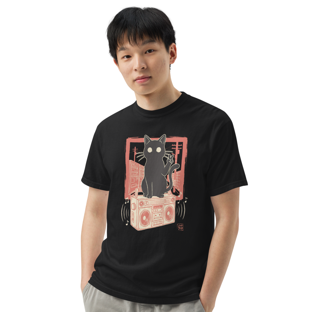 Chaos Frequency Boombox Cat Tee – Yui Style