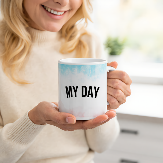 MY DAY version - White Glossy Mug